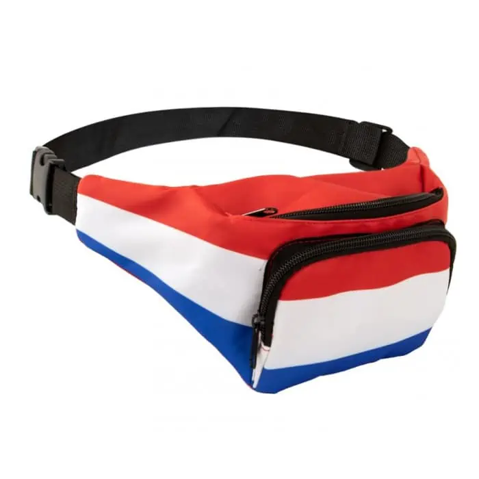 Oranje_versiering_Heuptasje Nederlandse vlag rood/wit/blauw