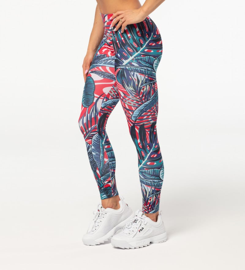 Abstract Flowers Leggings