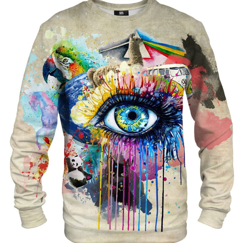 All over print sweater