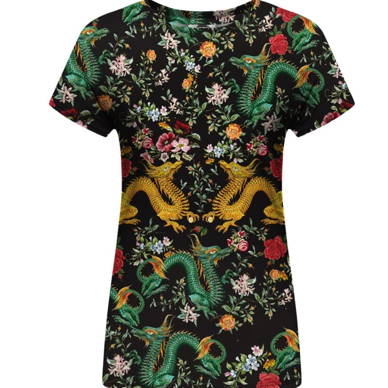 Asian Dragon womens t-shirt