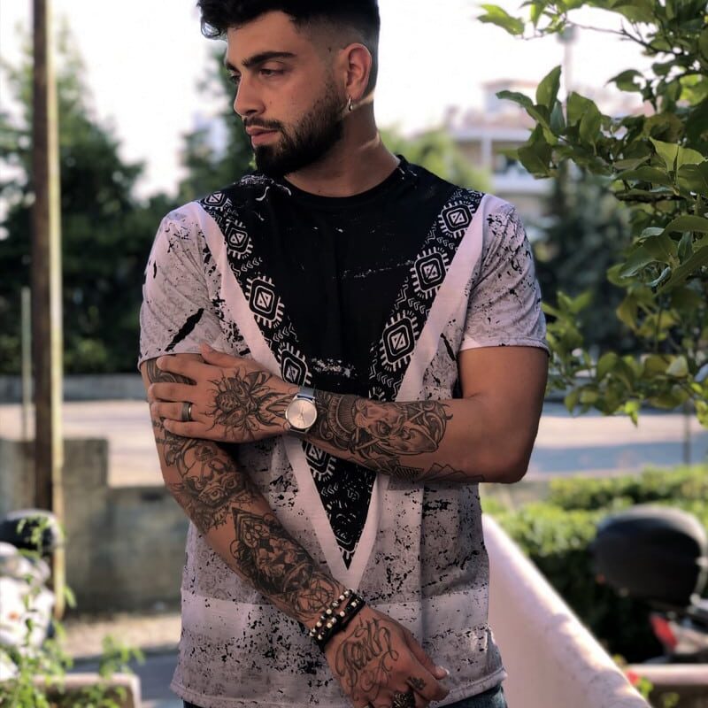 Aztec Pattern T-shirt - Afbeelding 2