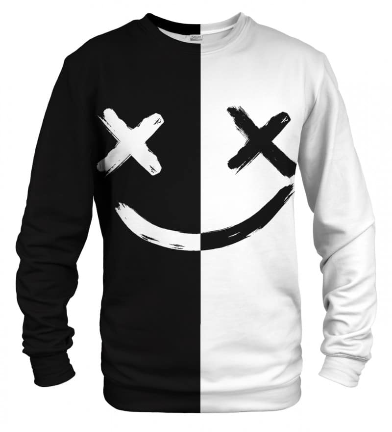 B&W Face Sweater