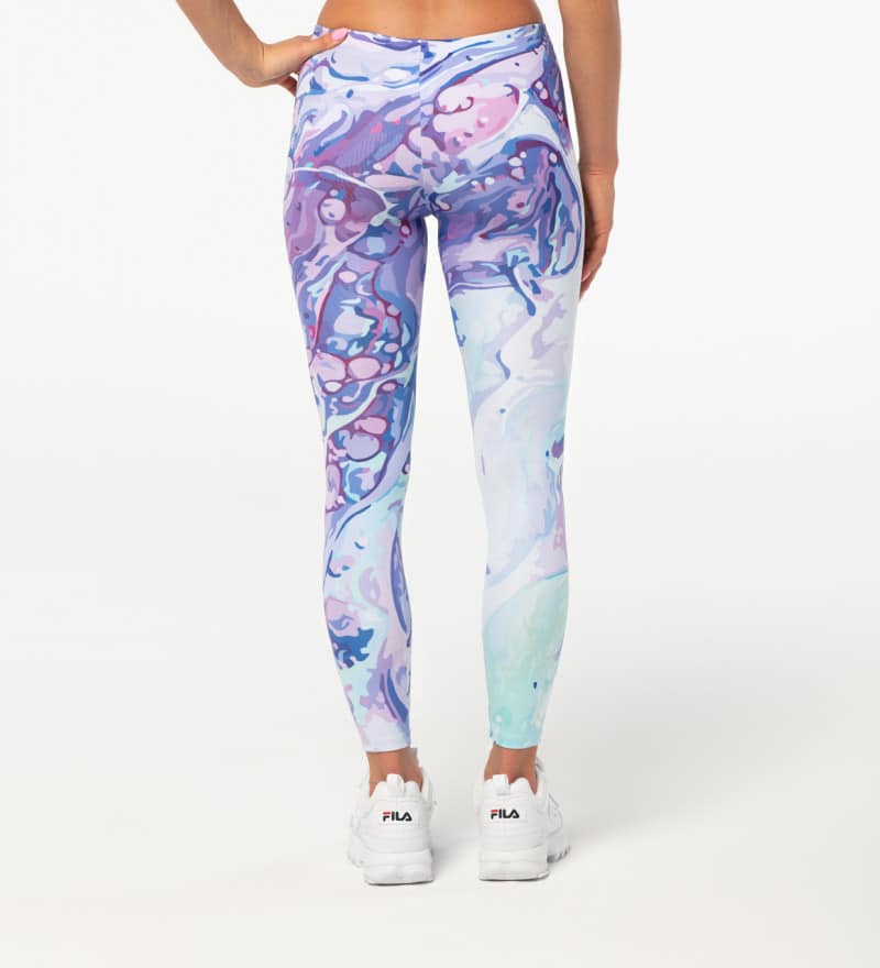 Blue Marble Leggings