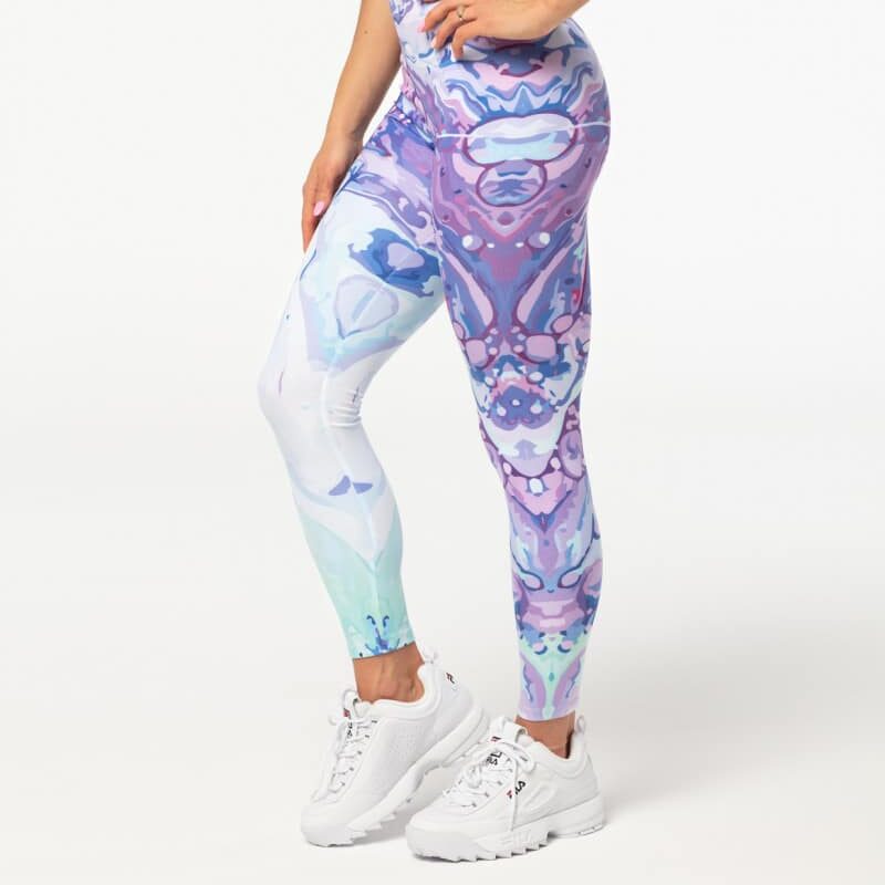 Blue Marble Leggings