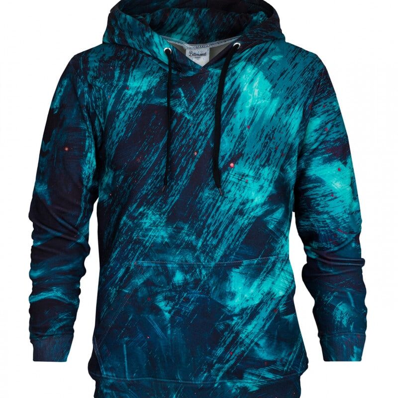 Blue Scratch Hoodie