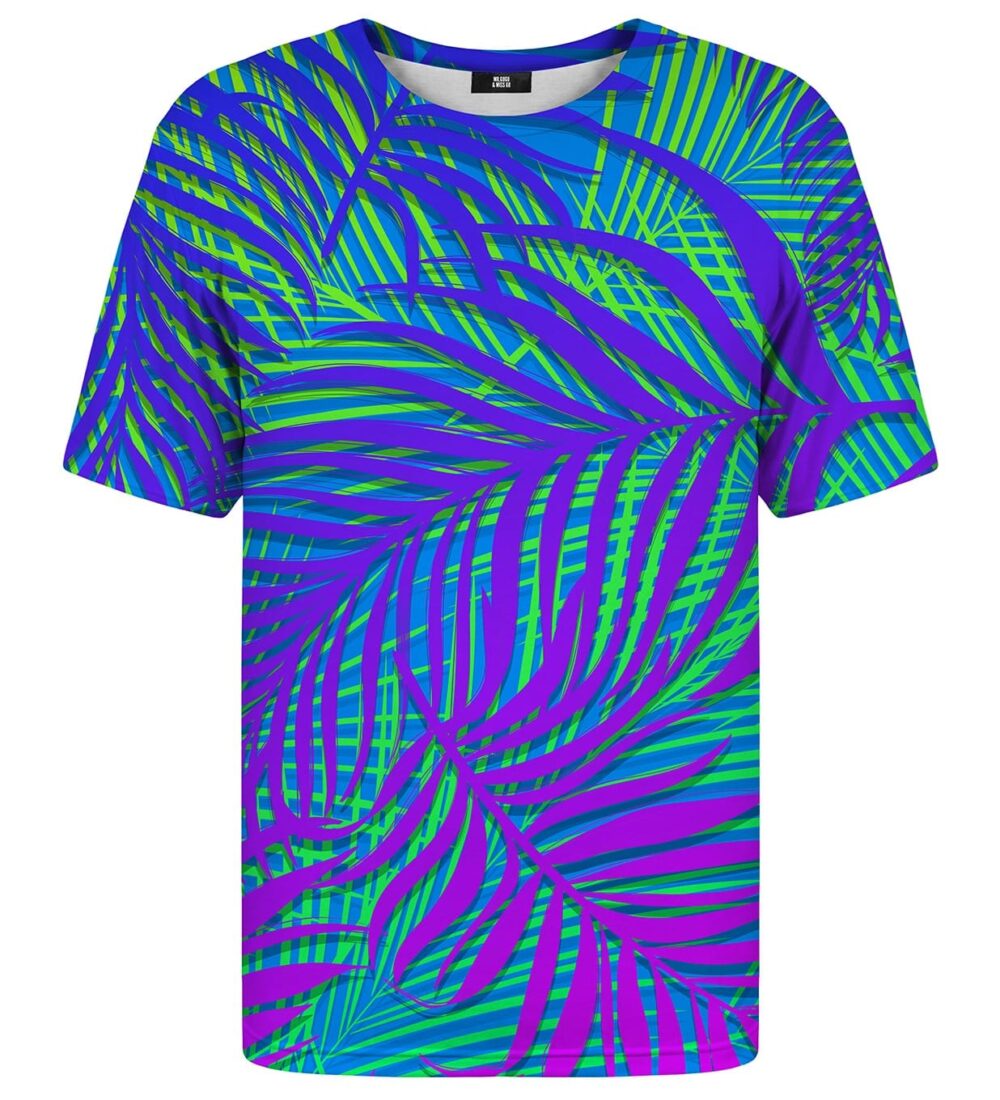 Blue palm t-shirt