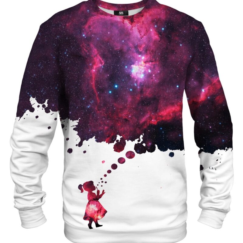 Bubbles to space sweater