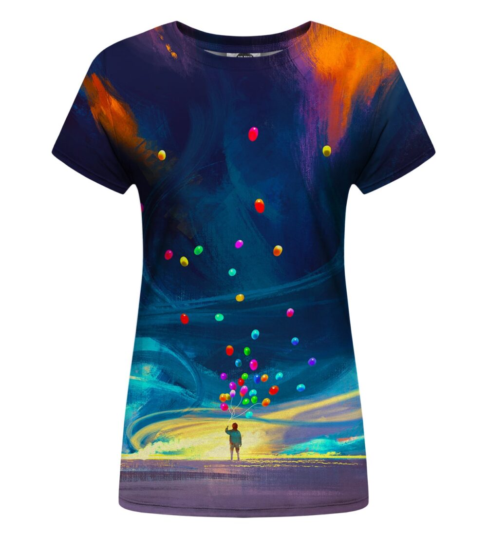 COLORFUL BALLOONS WOMENS T-SHIRT