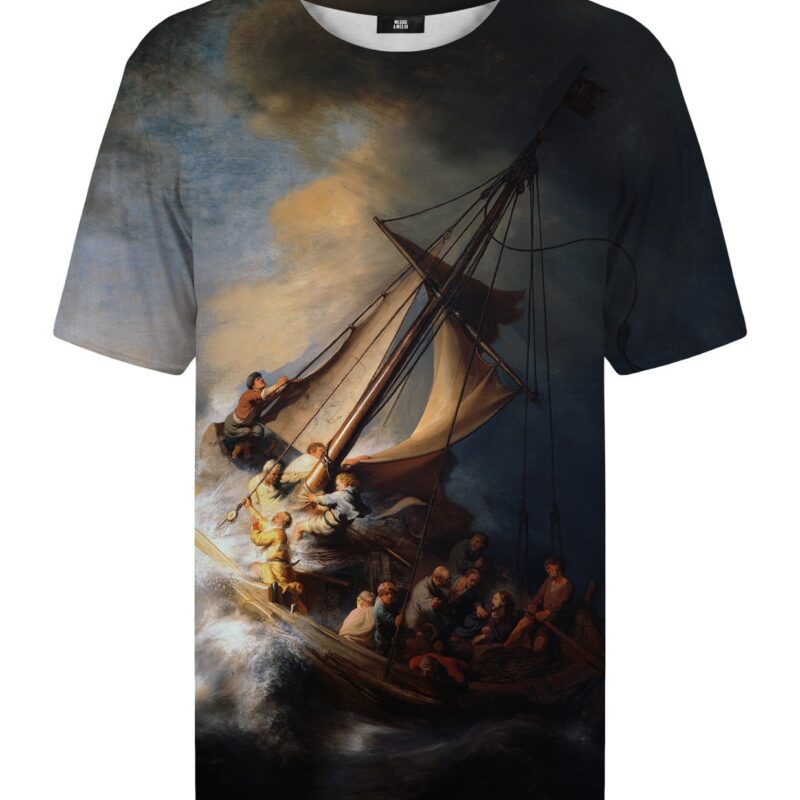 Christ in the Storm on the Lake of Galilee t-shirt