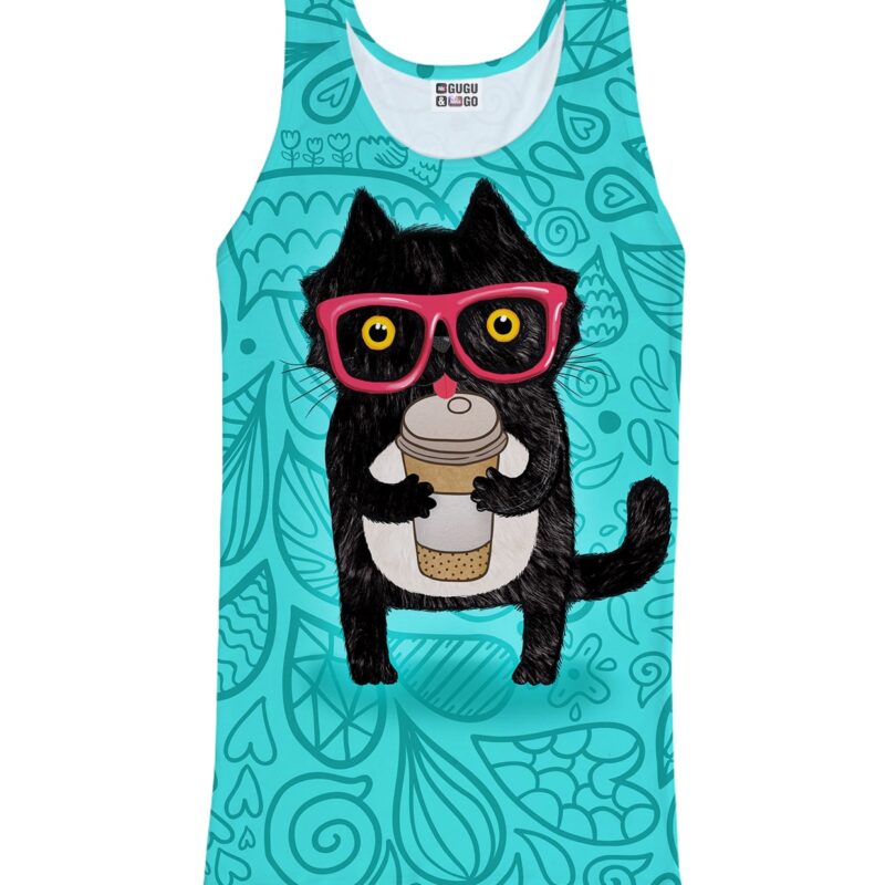 Coffee Cat Tank Top