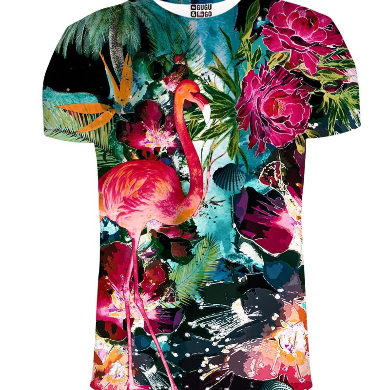 Colorful Flamingo T Shirt