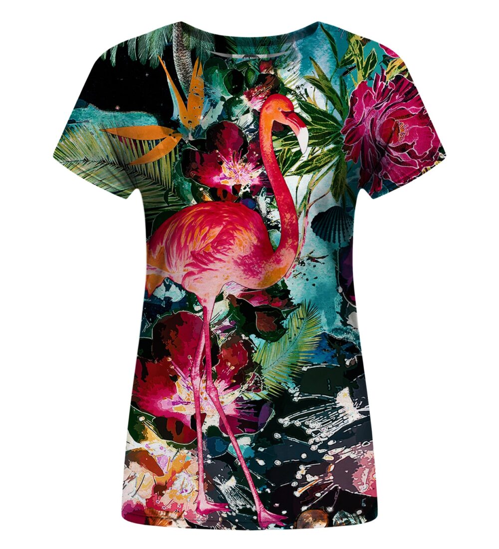 Colorful Flamingo Womens t-shirt Colorful Flamingo Womens t-shirt