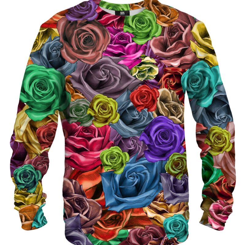 Colorful Roses sweater