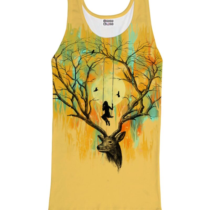 Deer Fantasies tank-top