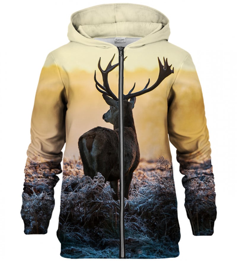 Deer Zip Hoodie