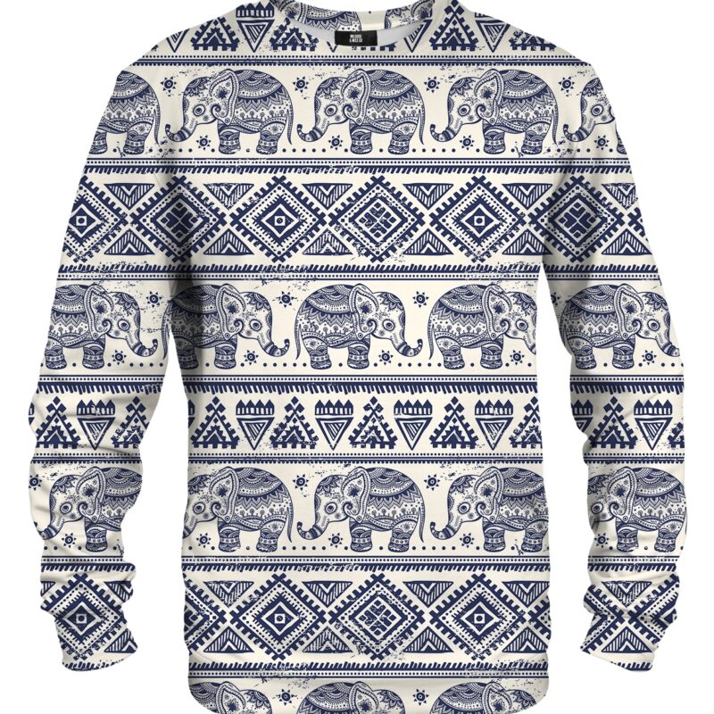 Elephants Pattern sweater