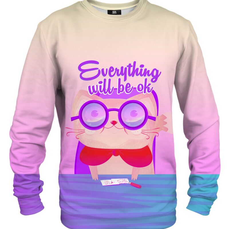 Everything will be ok cotton sweater