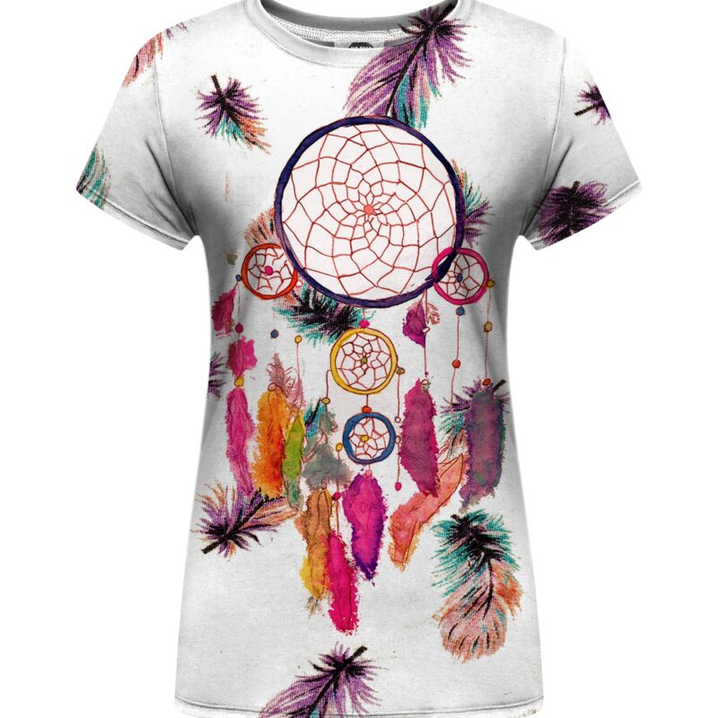 Feathers Dreamcatcher Womens t-shirt