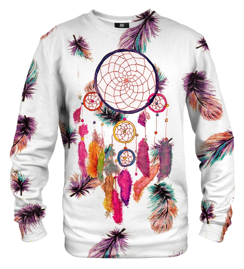 Feathers dreamcatcher cotton sweater Feathers dreamcatcher cotton sweater