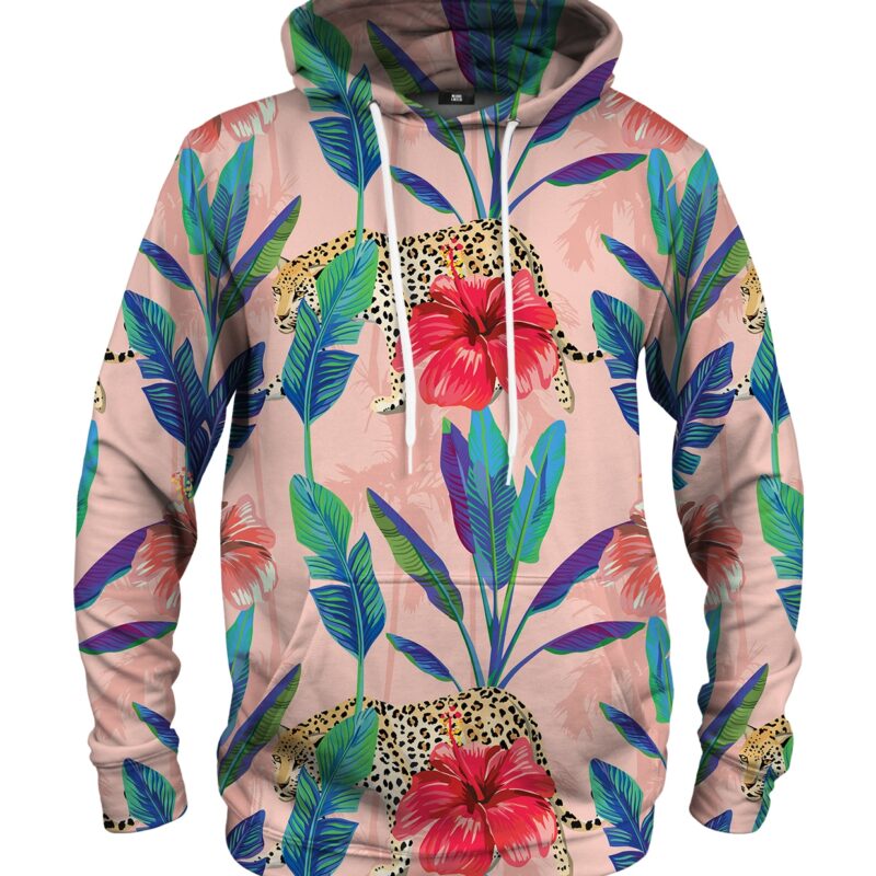 Floral Cheetah hoodie