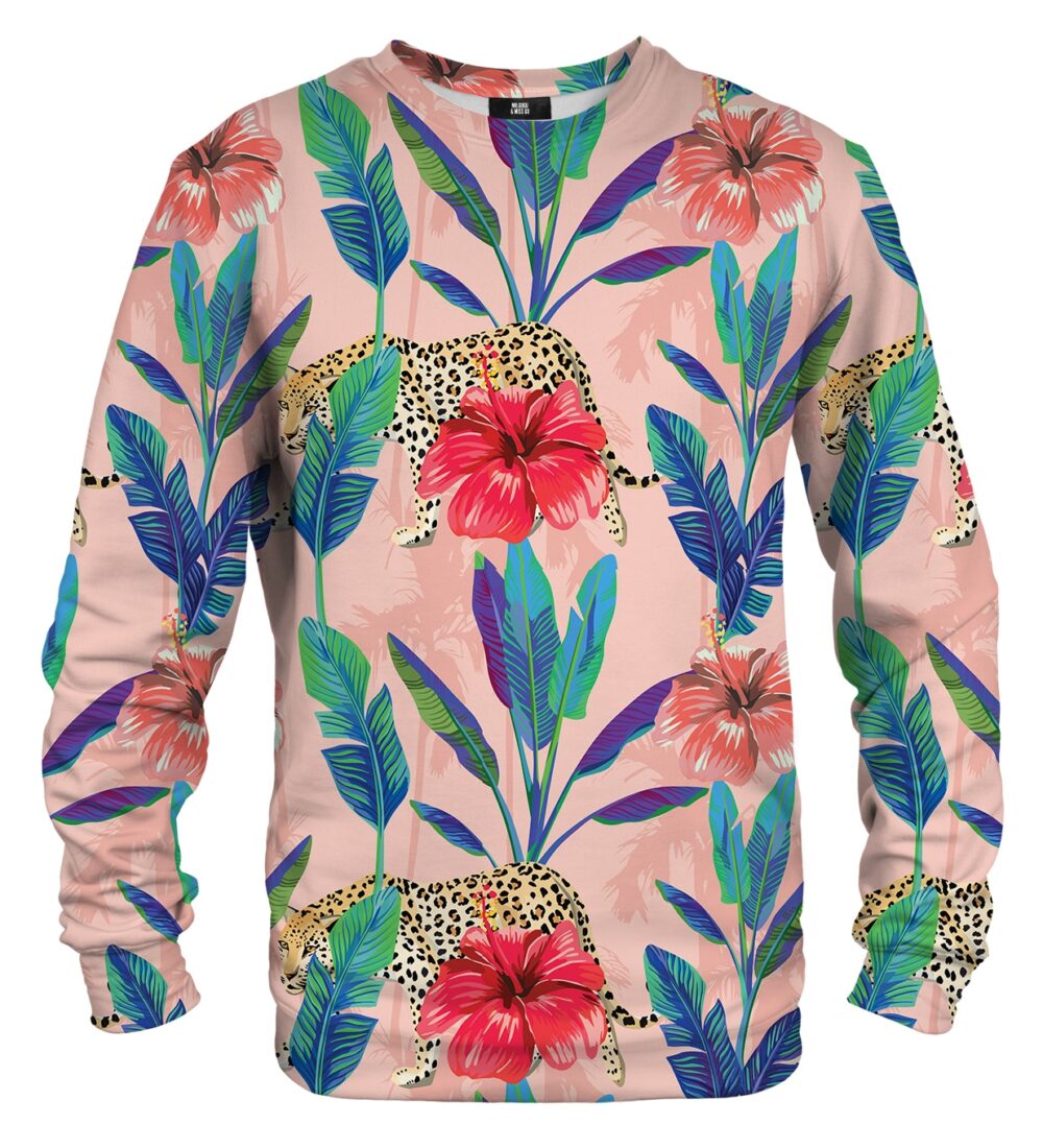 Floral Cheetah sweater