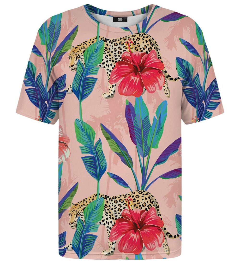 Floral Cheetah t-shirt