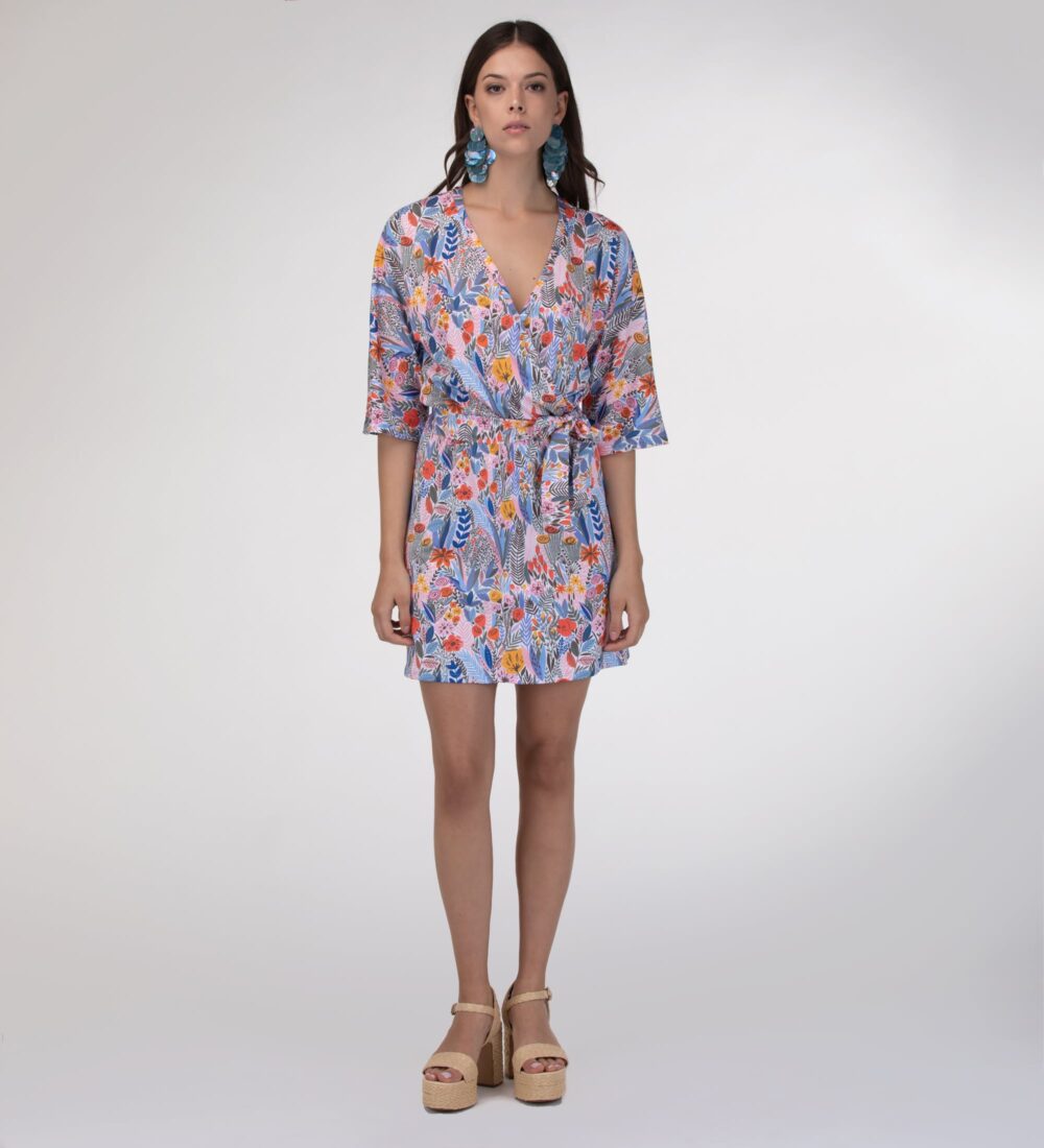 Flowerpower jurk