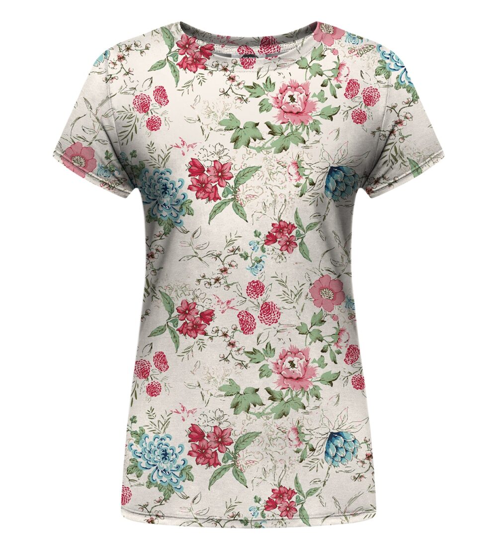 Flowers Sketch Womens t-shirt