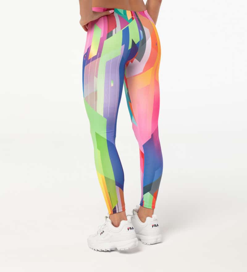 Geometric Explosion Leggings