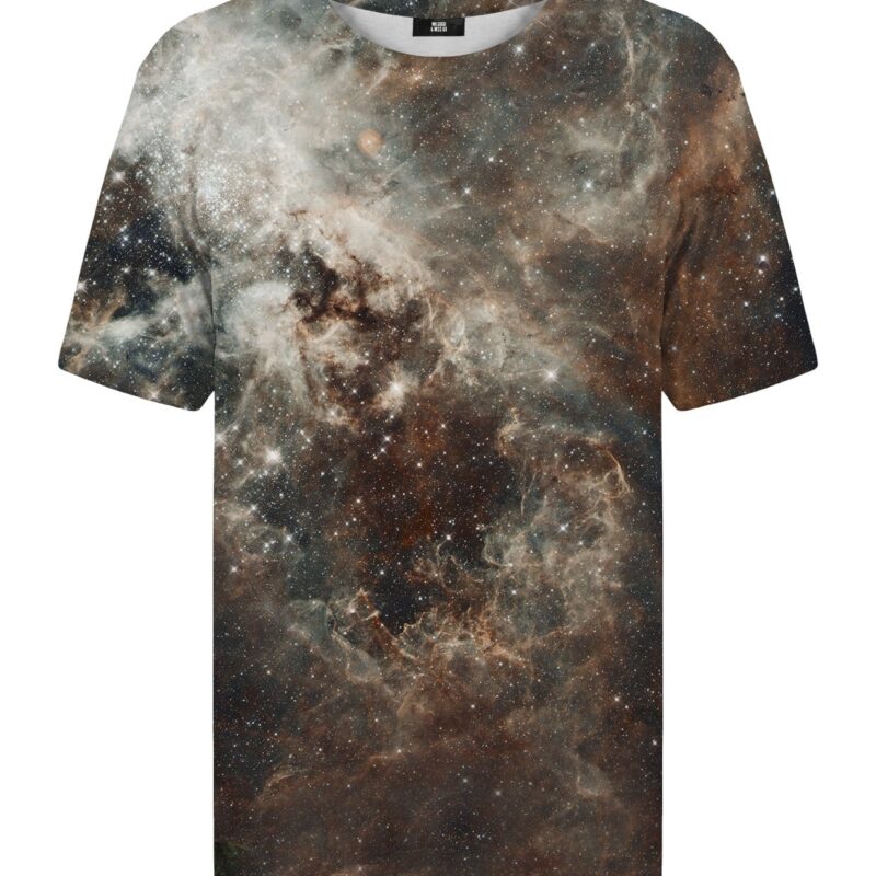 Golden Blue Galaxy t-shirt