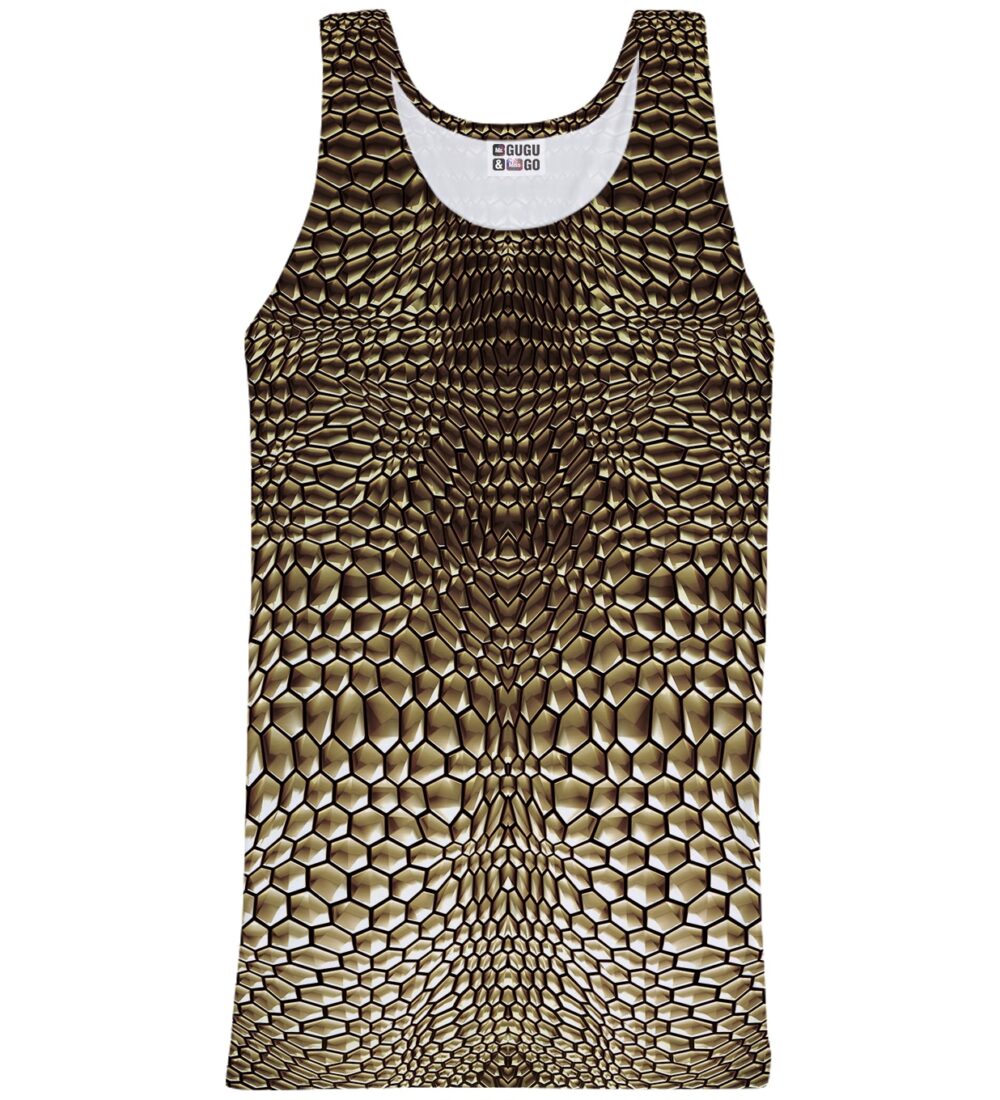 Golden armor tank-top