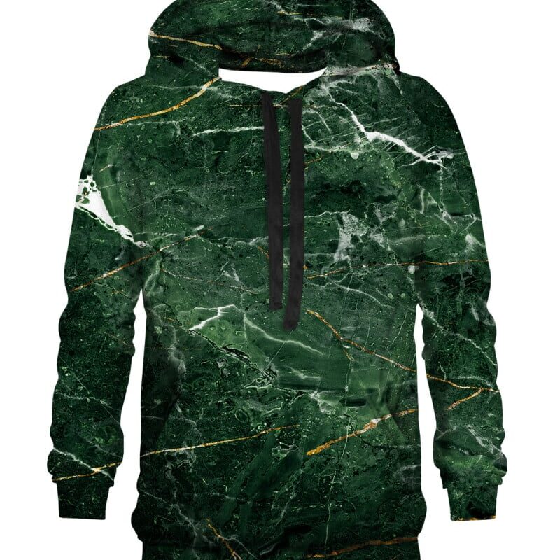 Green Marble Hoodie