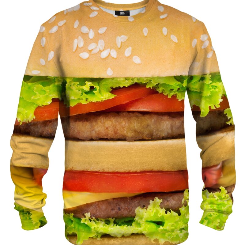 Hamburger cotton sweater
