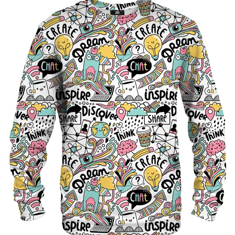 Head of artist Cotton sweater