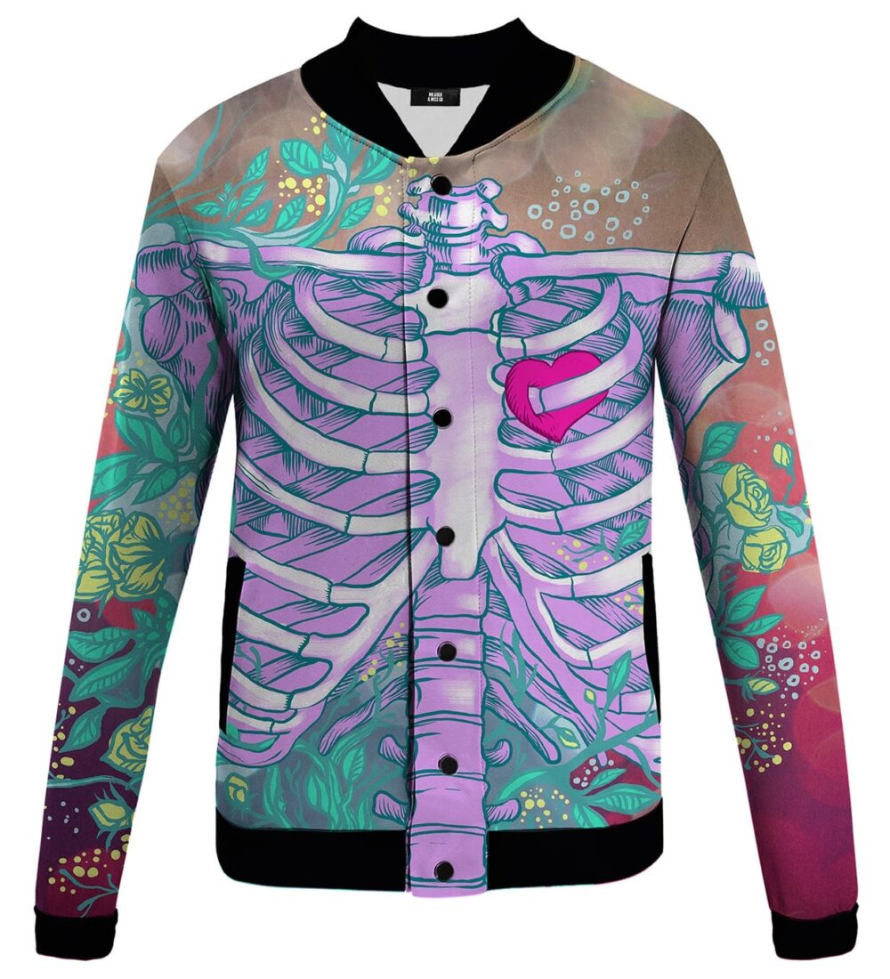 Heatr In Chest Baseball Jacket