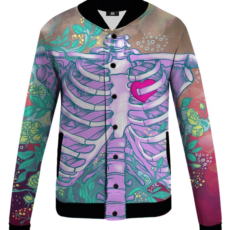 Heatr In Chest Baseball Jacket