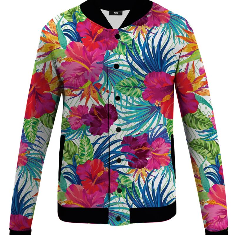 Jungle Flowers Baseball jacket