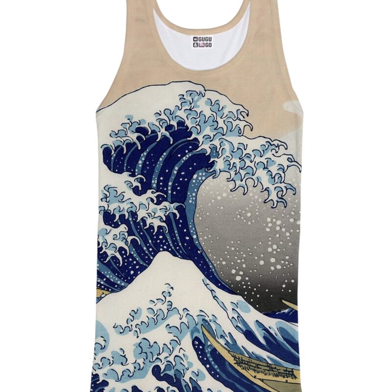 Kanagawa Wave tank-top