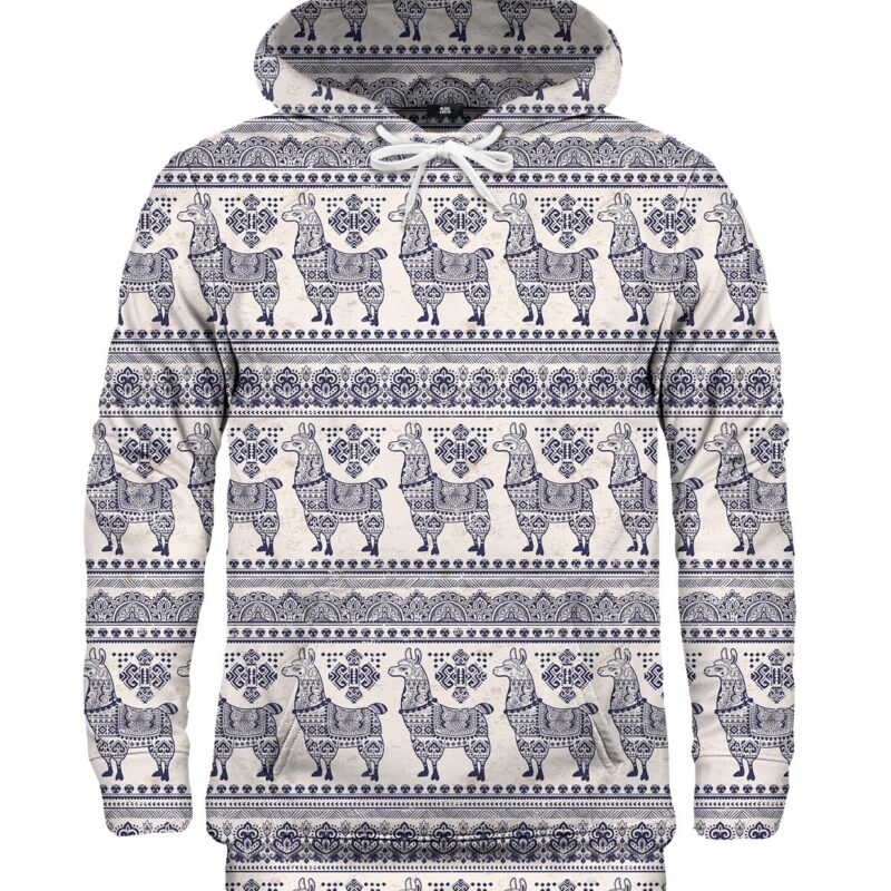 Lama Pattern hoodie