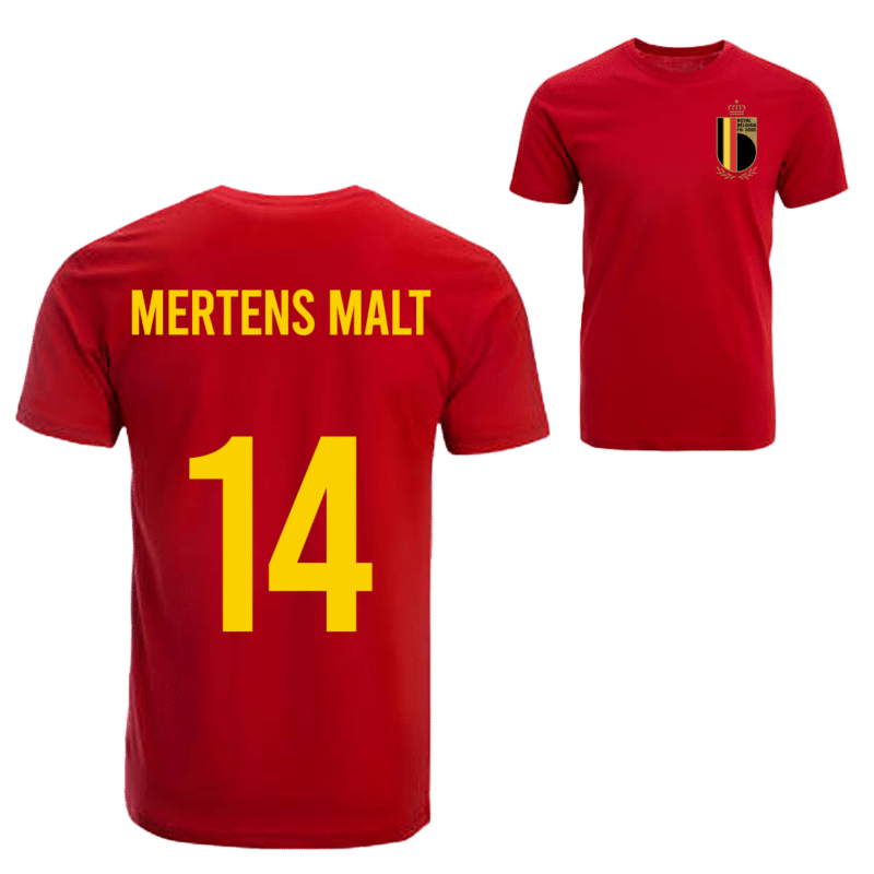 Rode duivels shirt Mertens + badge