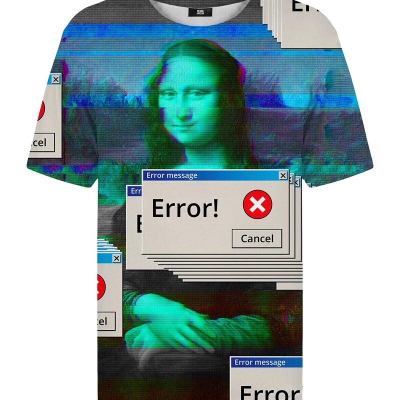 Mona Error Lisa t-shirt