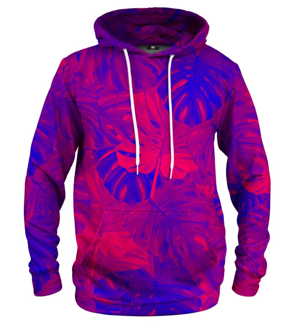 Monstera queen hoodie kangaroo Monstera queen hoodie kangaroo