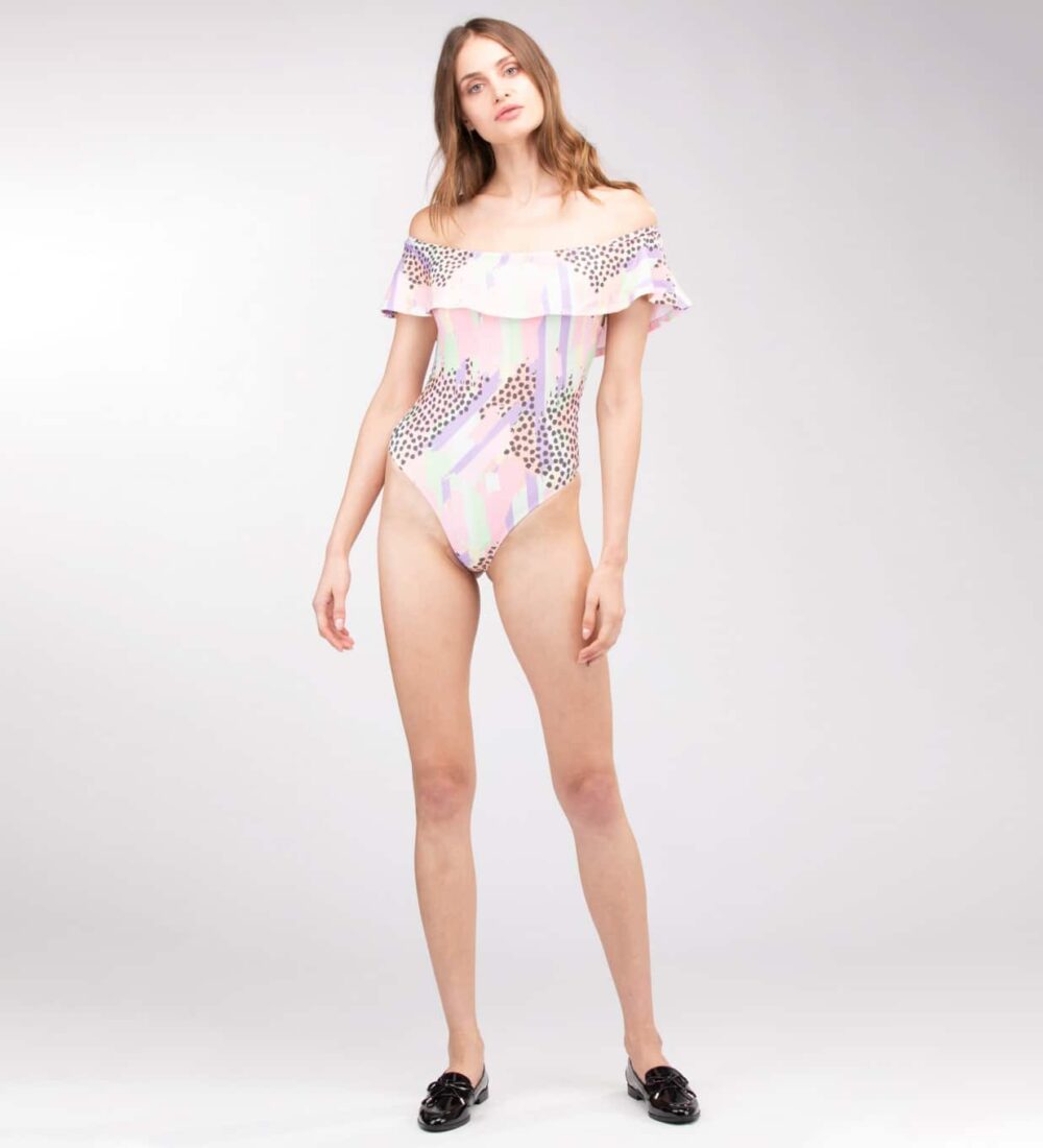 Pastel dots spanish bodysuit