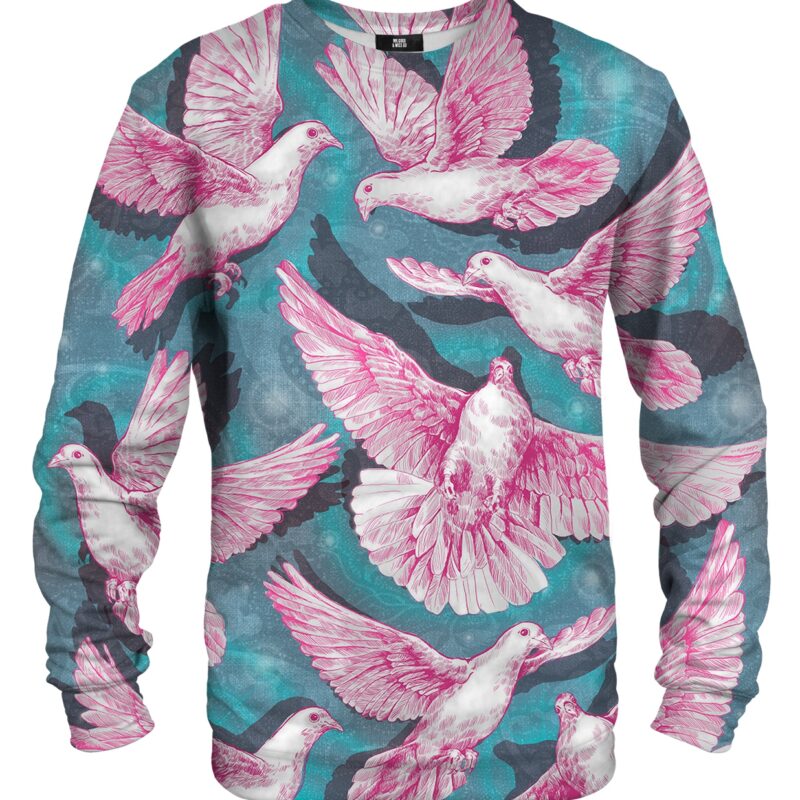 Pink Doves sweater