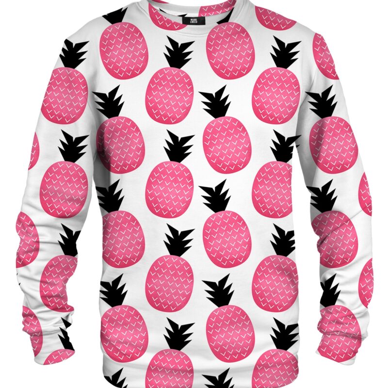 Pink Pineapple Cotton Sweater