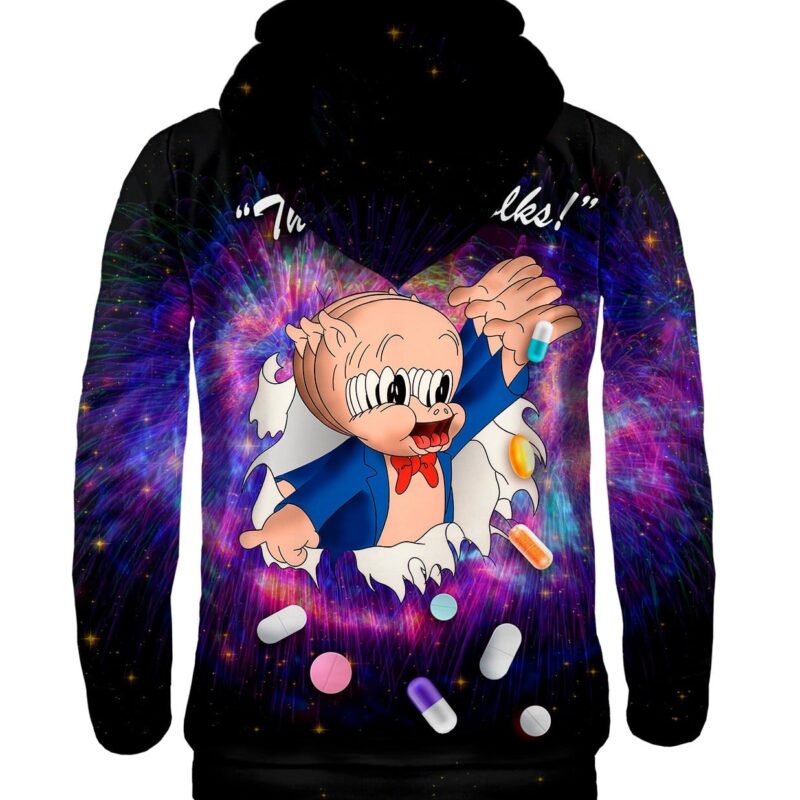 Porky pill hoodie