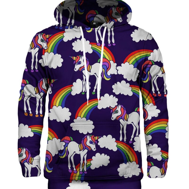 Rainbow unicorn hoodie