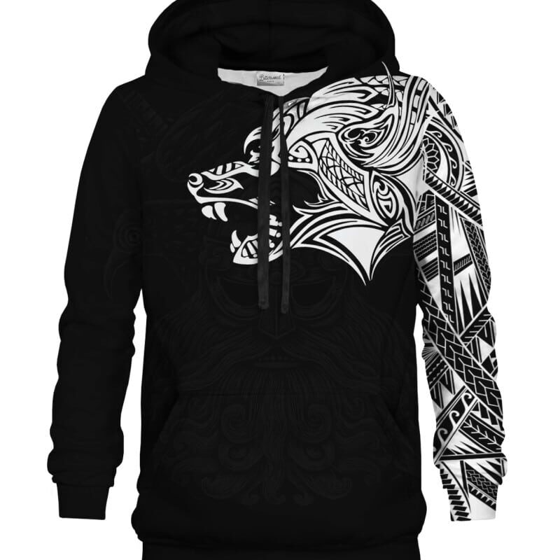 Scandinavian Wolf Hoodie