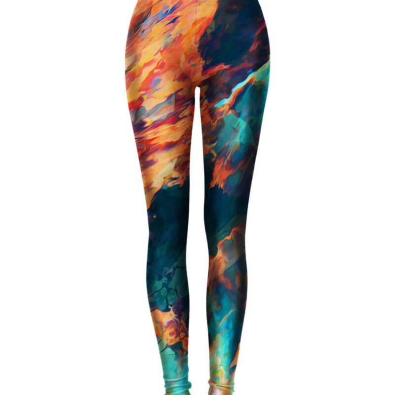 Sky is burning Leggings