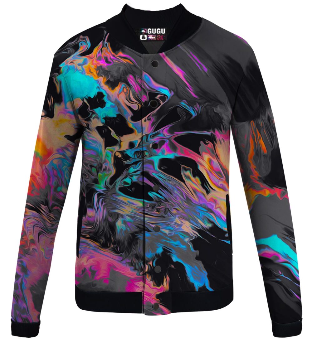 Space colours baseball jacket